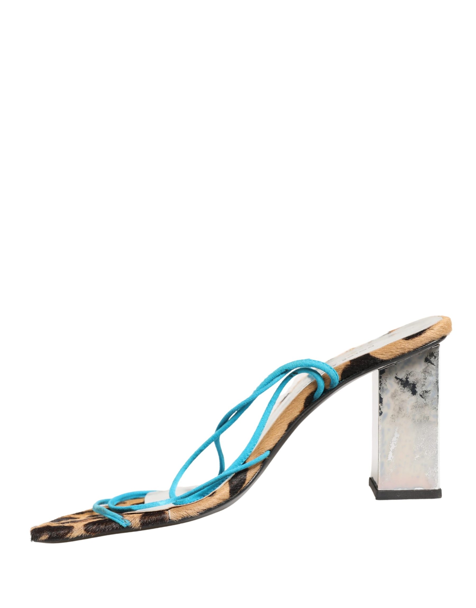 Dolce & Gabbana Multicolor Leather Block Heels Sandals Shoes | Regal Royce