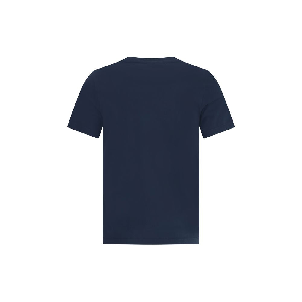 Maison Kitsuné Blue Cotton T-Shirt | Regal Royce