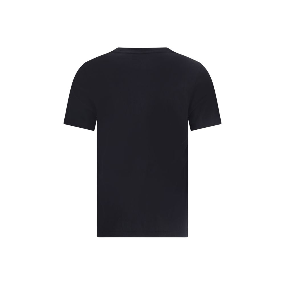 Maison Kitsuné Black Cotton T-Shirt | Regal Royce
