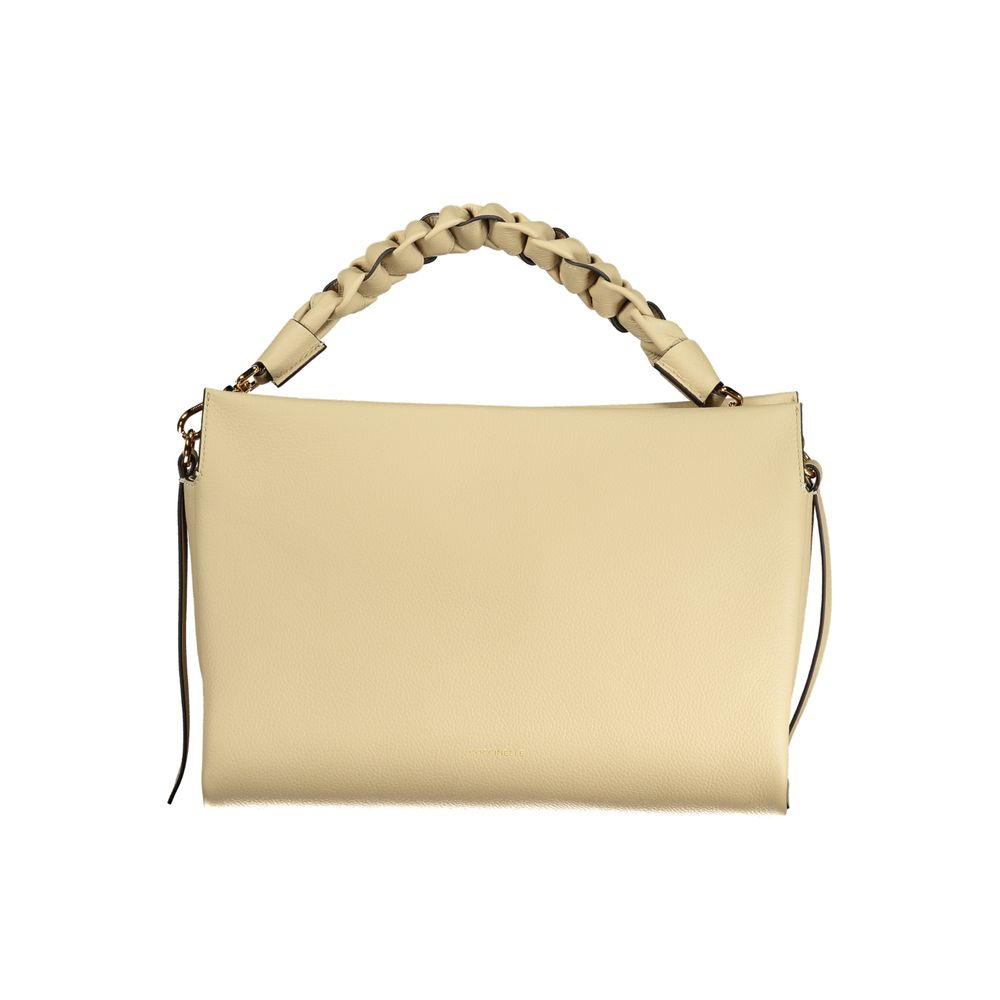 Coccinelle Beige Leather Women Handbag | Regal Royce
