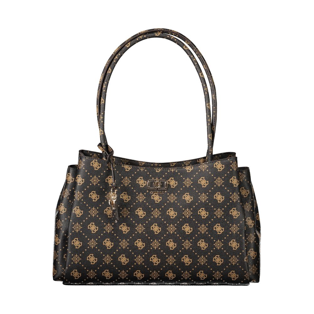 Guess Jeans Marrone Polyurethane Women Handbag | Regal Royce