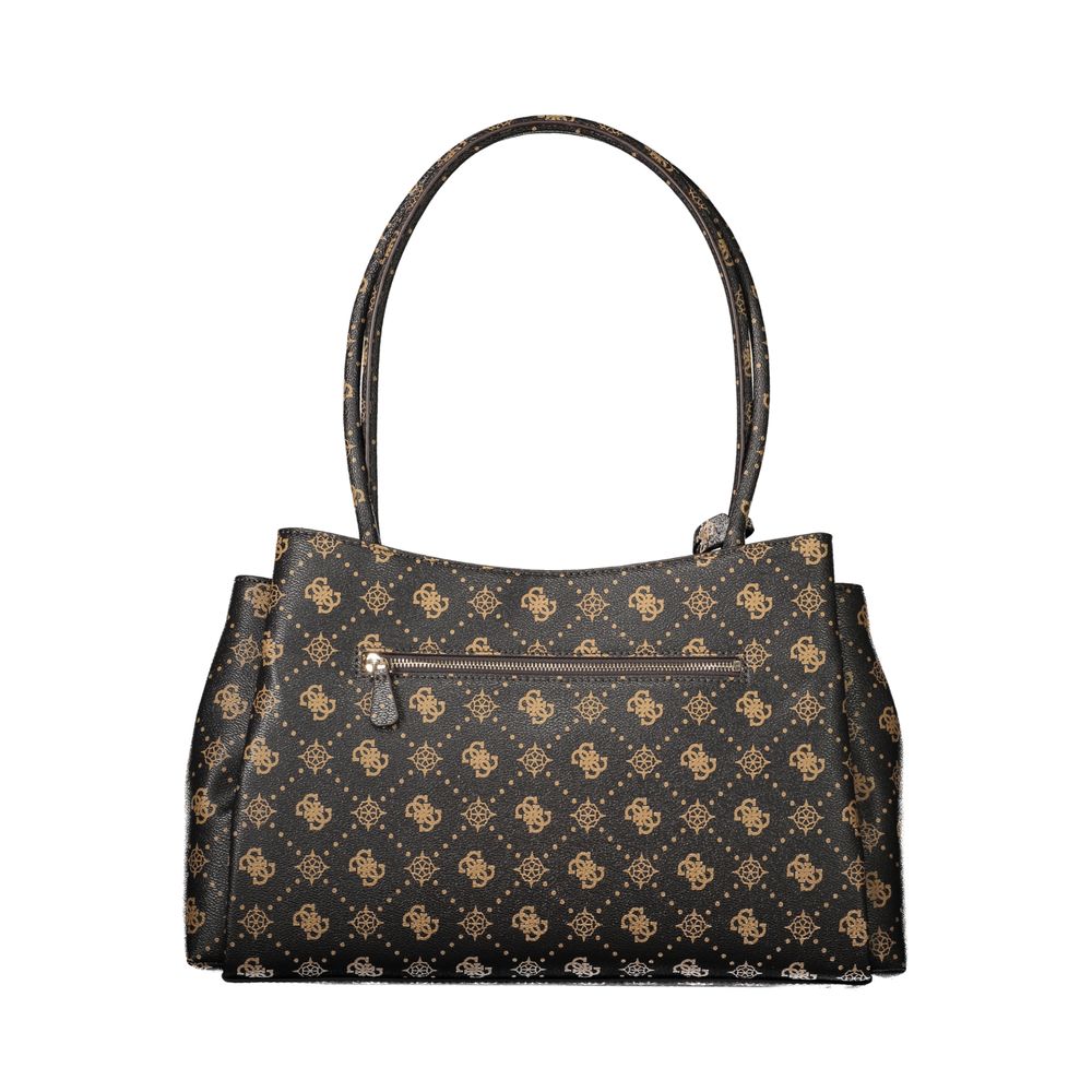 Guess Jeans Marrone Polyurethane Women Handbag | Regal Royce