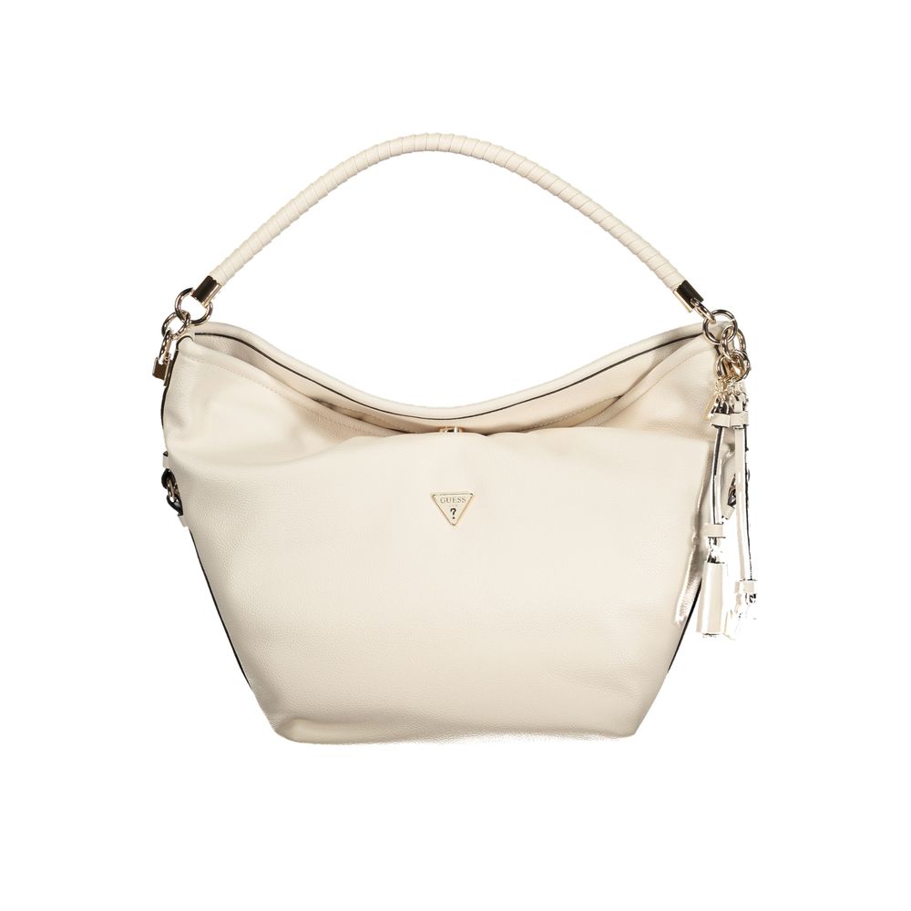 Guess Jeans Black Polyurethane Women Handbag | Regal Royce