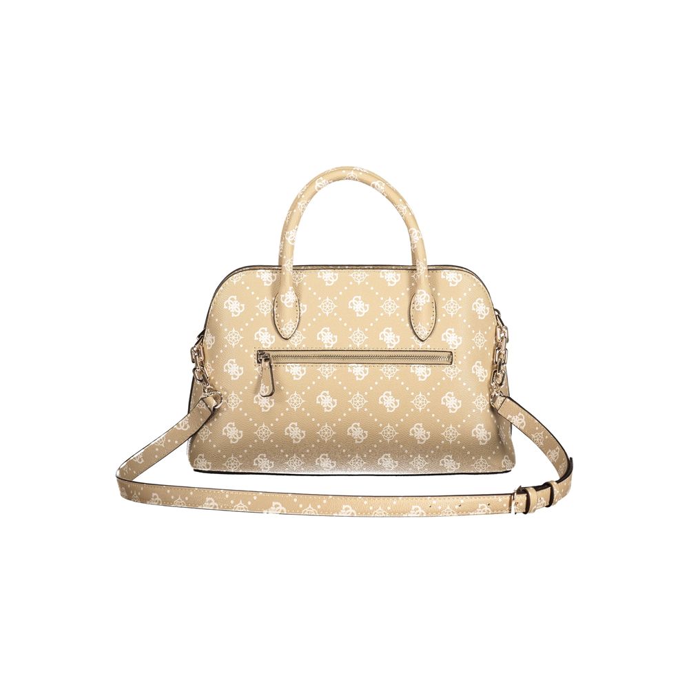 Guess Jeans Black Polyurethane Women Shoulder Bag | Regal Royce