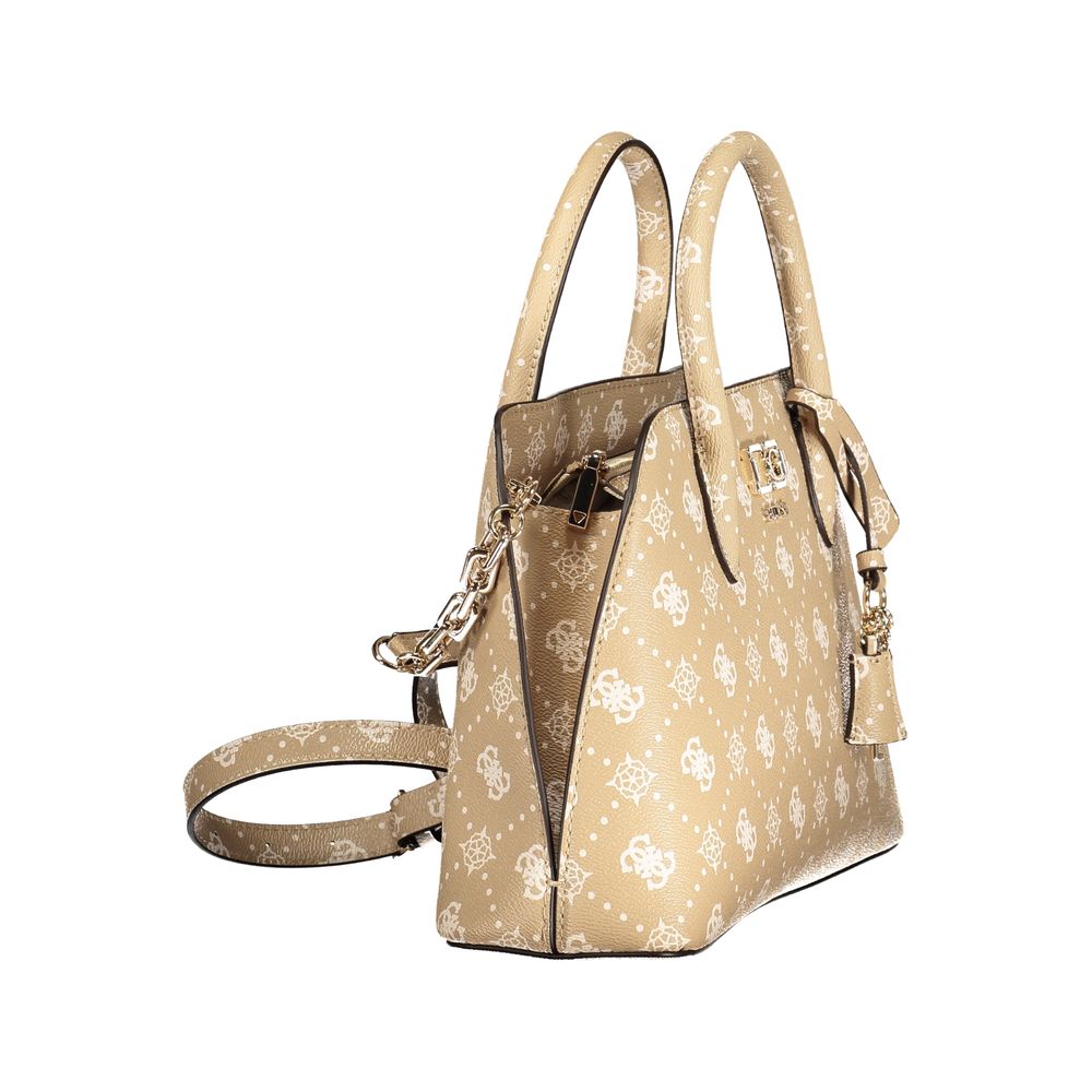Guess Jeans Black Polyurethane Women Shoulder Bag | Regal Royce