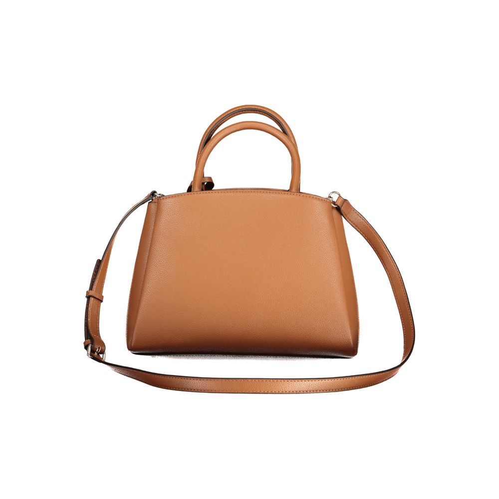 Guess Jeans Marrone Polyurethane Women Handbag | Regal Royce