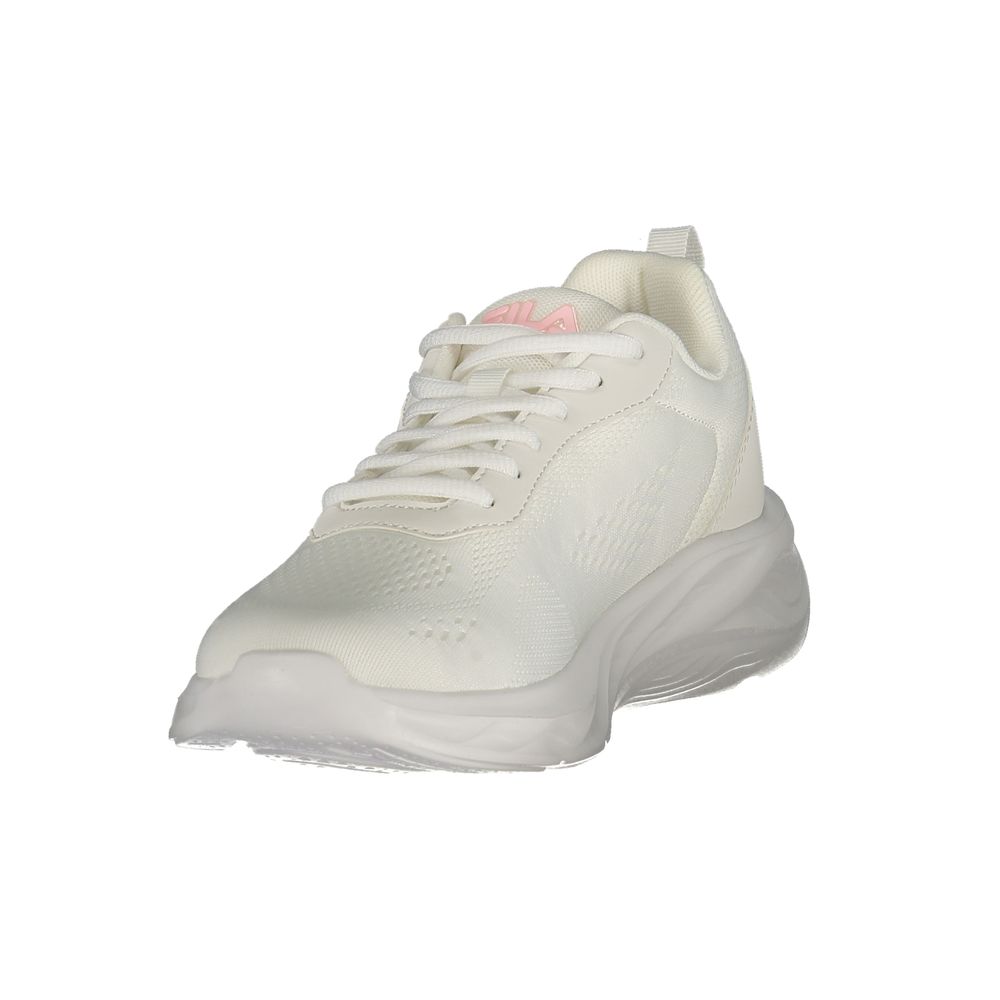 Fila White Polyester Women's Sneakers | Regal Royce
