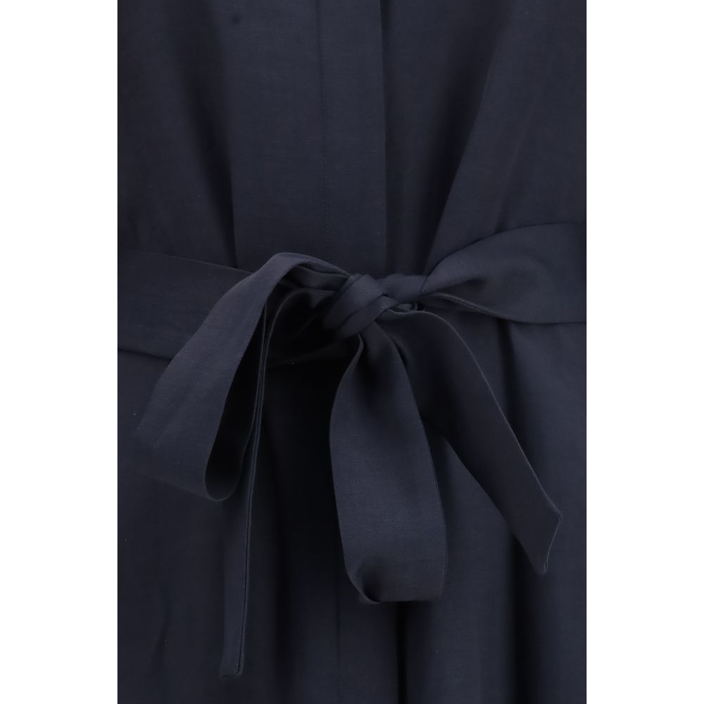 P.A.R.O.S.H. Blue Viscose Casual Dress | Regal Royce