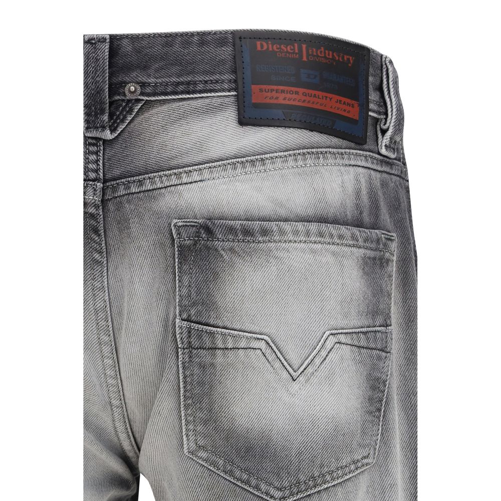 Diesel Gray Cotton Bootcut Jeans | Regal Royce