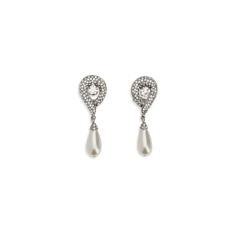 Alessandra Rich Silver Brass Earrings | Regal Royce