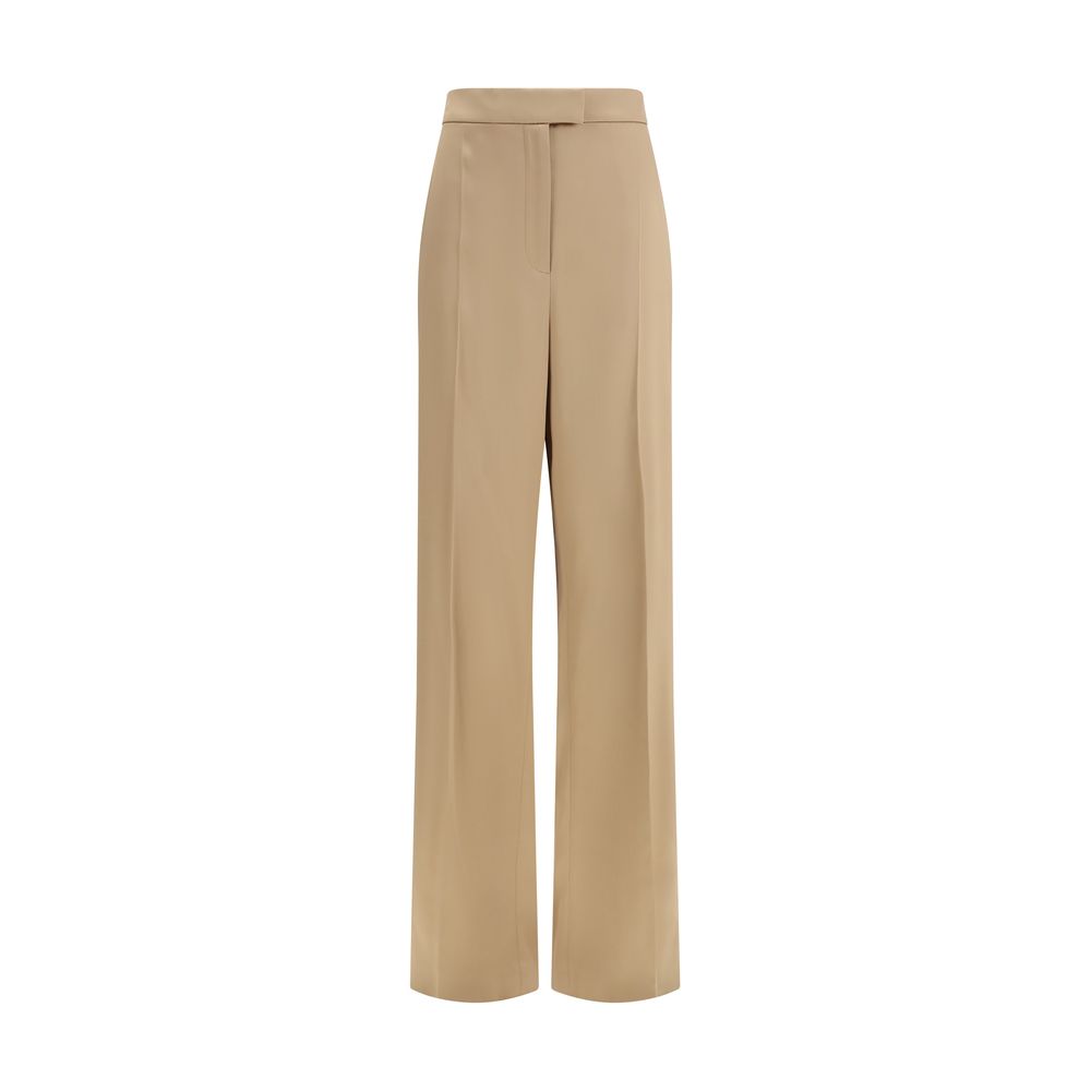 Valentino Beige Silk Dress Pants | Regal Royce