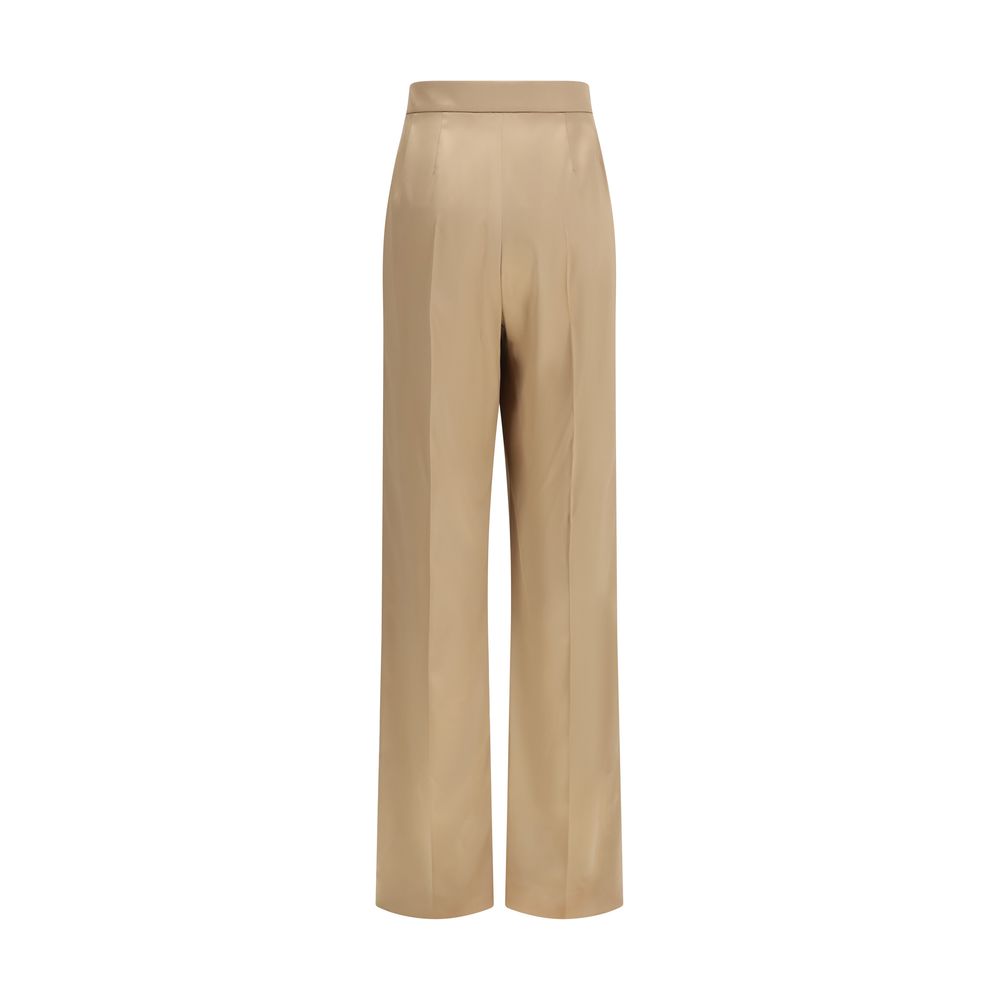 Valentino Beige Silk Dress Pants | Regal Royce