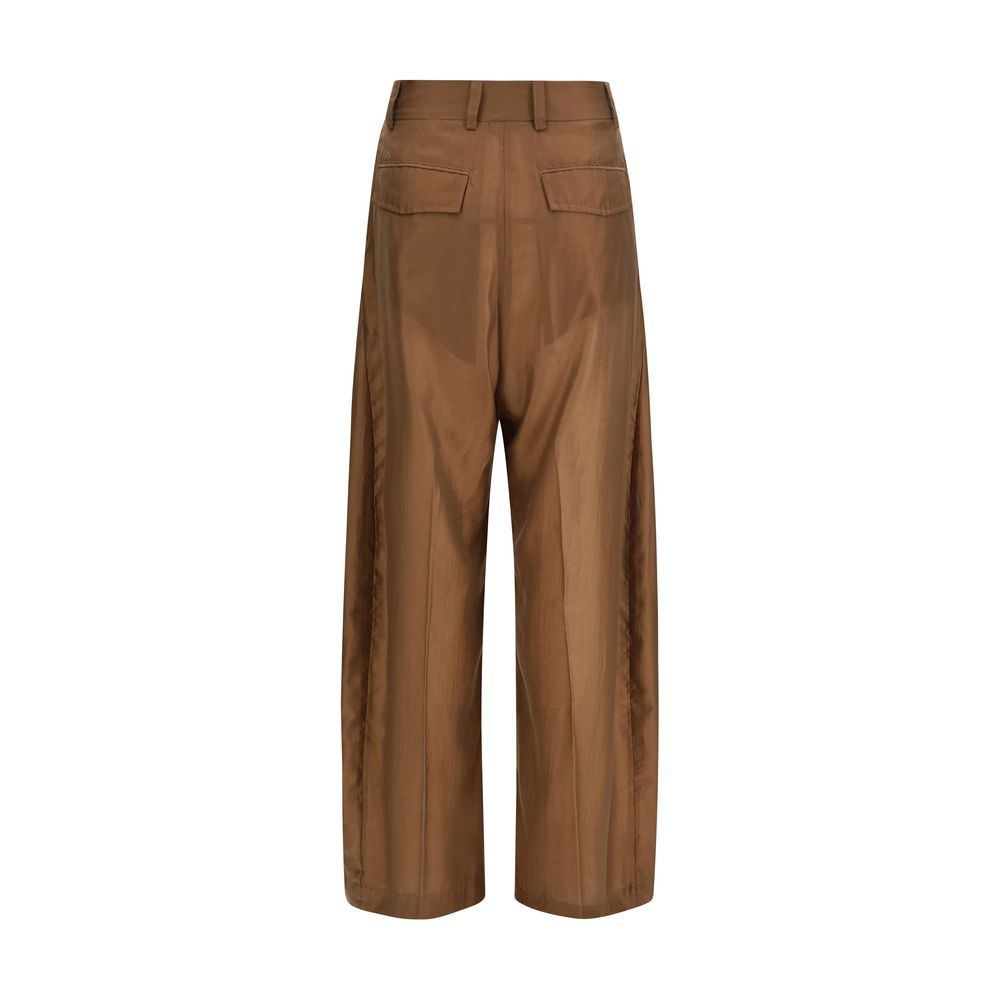 The Latest Brown Cotton Casual Pants | Regal Royce