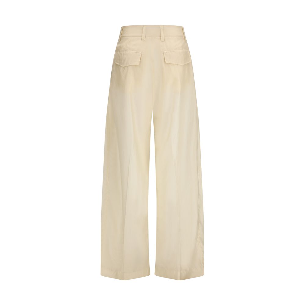 The Latest Beige Cotton Casual Pants | Regal Royce