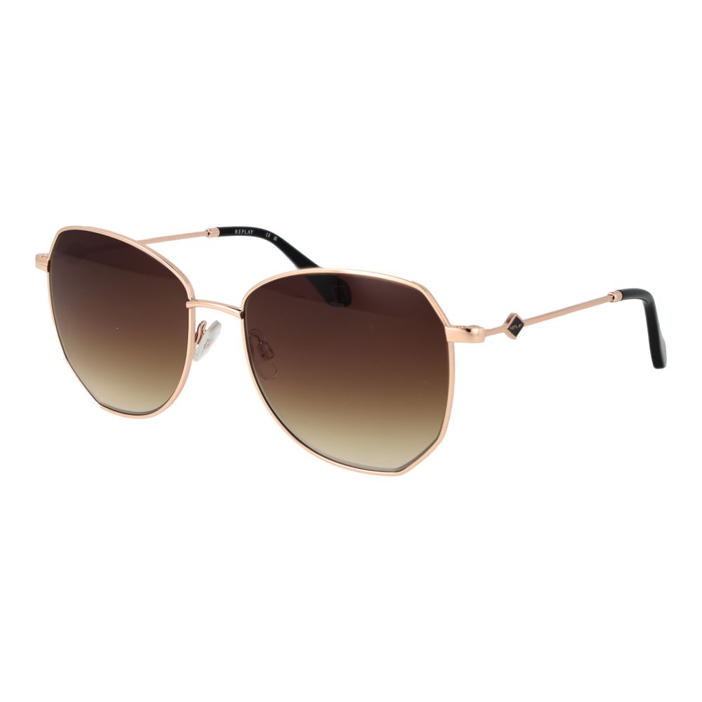 Replay Rose Gold Metal Sunglasses | Regal Royce