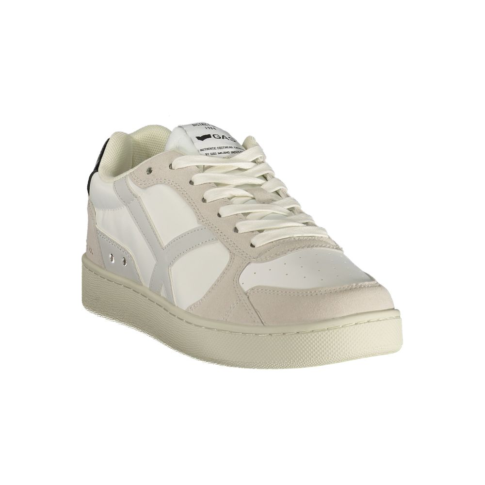 Gas Bianco Polyester Men Sneaker | Regal Royce