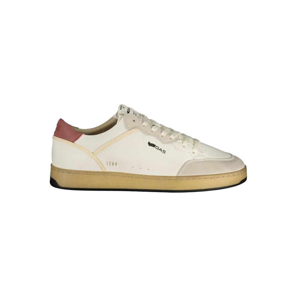Gas White Polyurethane Men Sneaker | Regal Royce