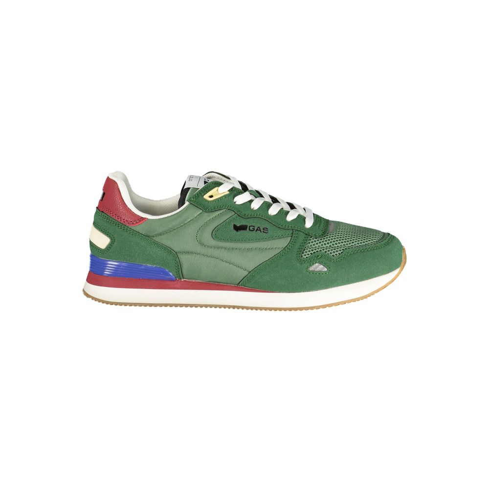 Gas Verde Polyester Men Sneaker | Regal Royce