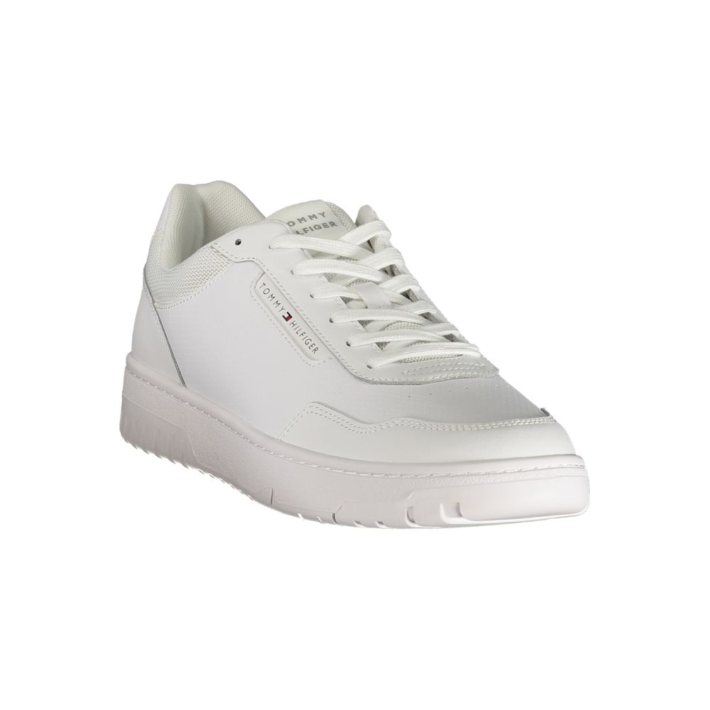 Tommy Hilfiger White Polyurethane Men Sneaker | Regal Royce