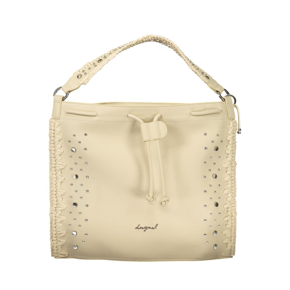 Desigual Bianco Poliuretano Woman Backpack | Regal Royce