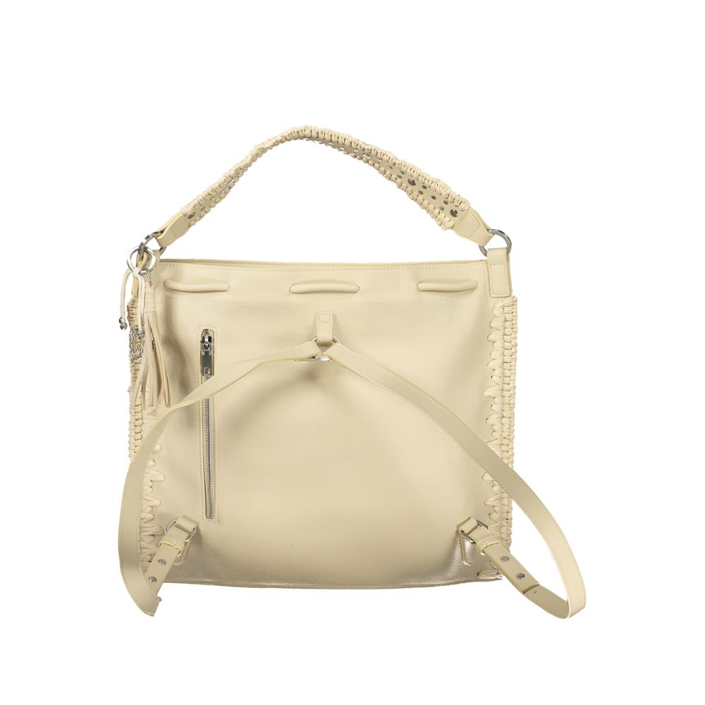Desigual Bianco Poliuretano Woman Backpack | Regal Royce