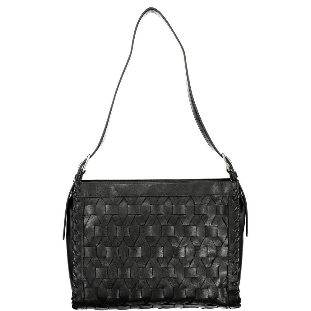 Desigual Black Polyurethane Women's Handbag | Regal Royce