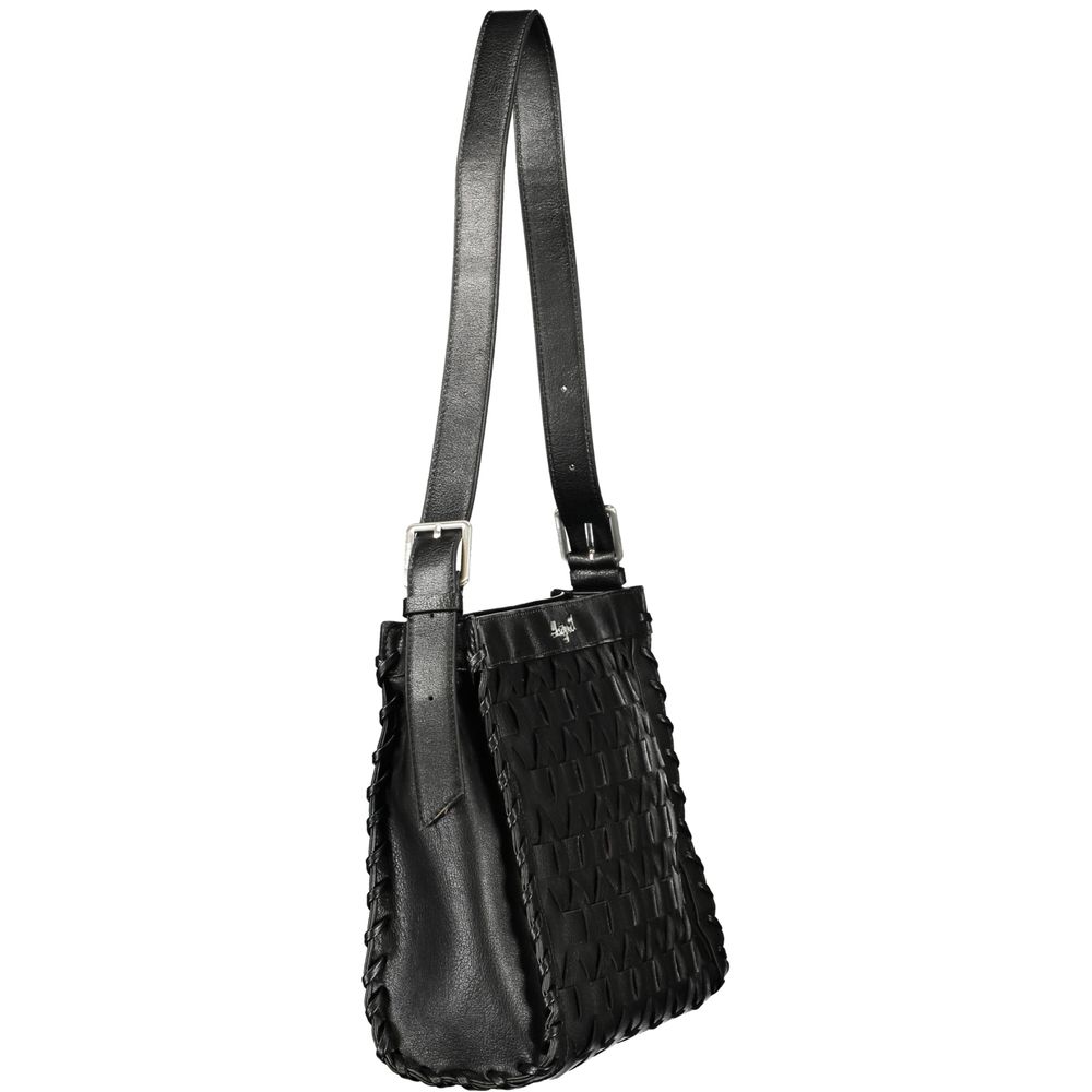 Desigual Black Polyurethane Women's Handbag | Regal Royce