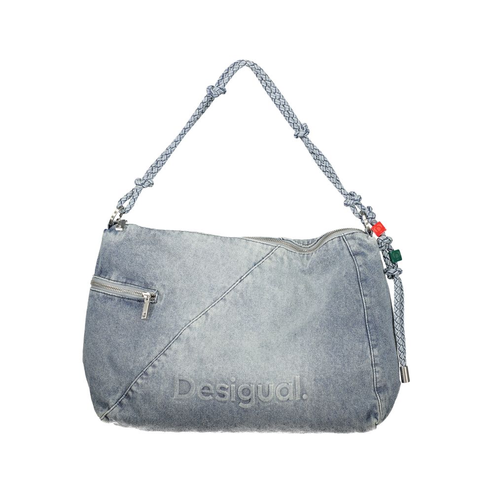 Desigual Azzurro Cotton Women Handbag | Regal Royce