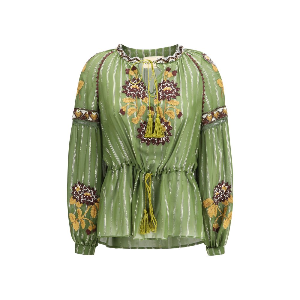 Valentino Bicolor Silk Pattern Shirt | Regal Royce