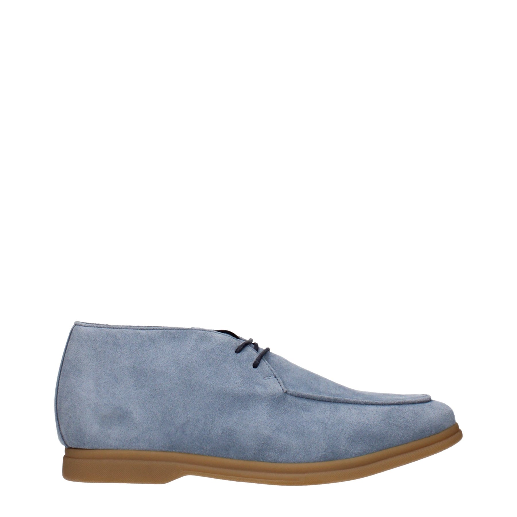 Eleventy Light Blue Leather Ankle Boots | Regal Royce