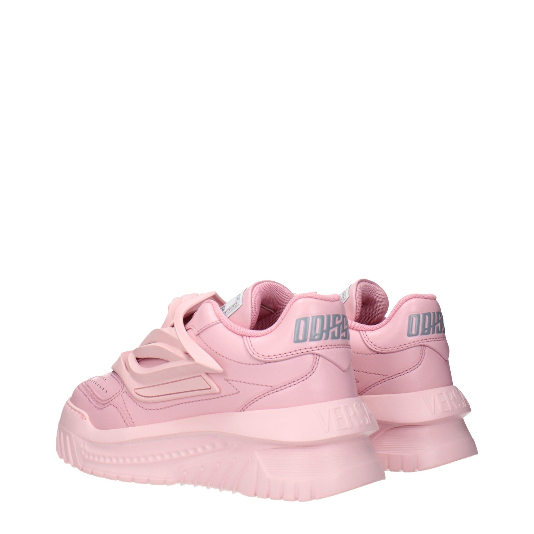 Versace Pink Leather Chunky Sneakers | Regal Royce