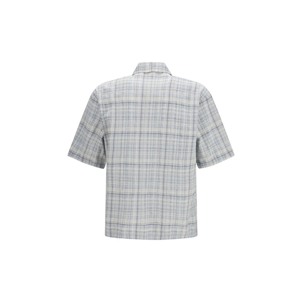 Sunflower Blue Cotton Pattern Shirt | Regal Royce