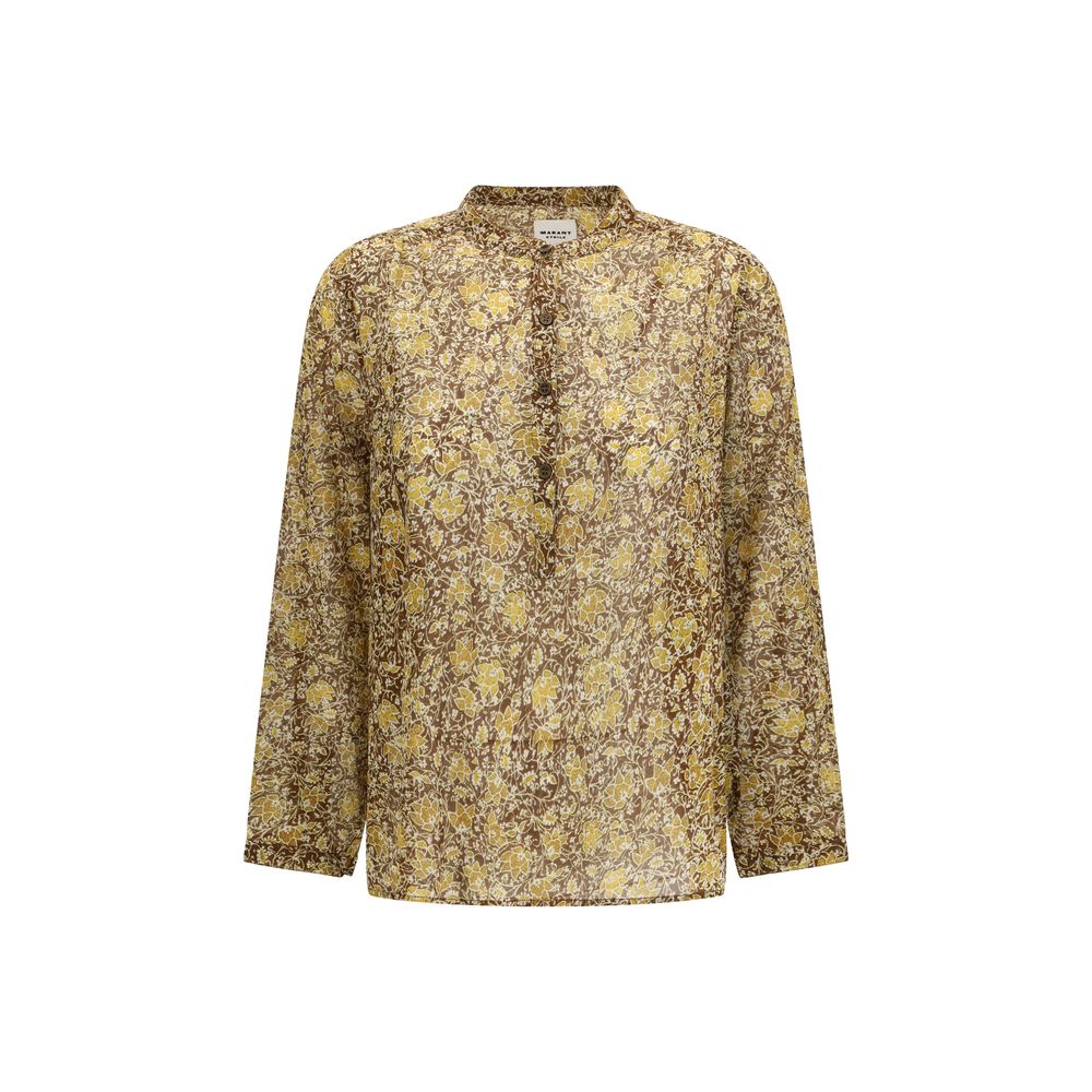 Marant Etoile Bicolor Cotton Pattern Shirt | Regal Royce