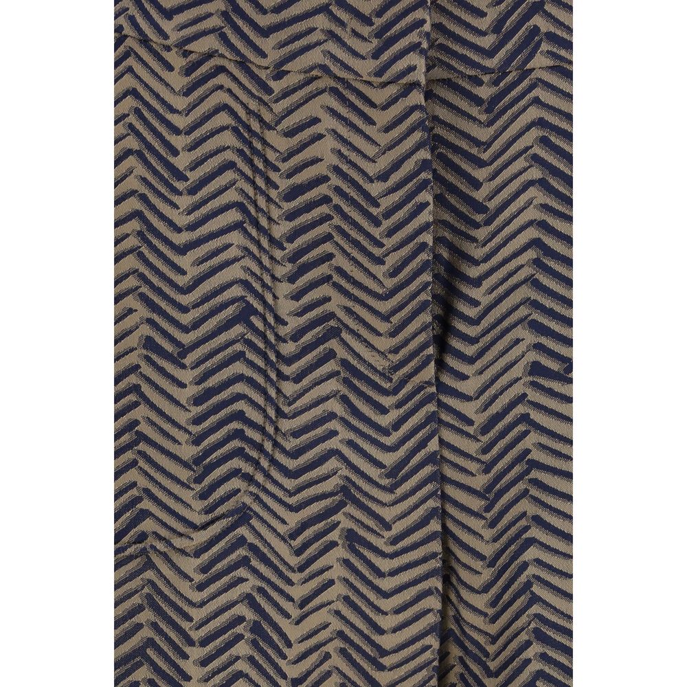 Giorgio Armani Brown Viscose Casual Pants | Regal Royce