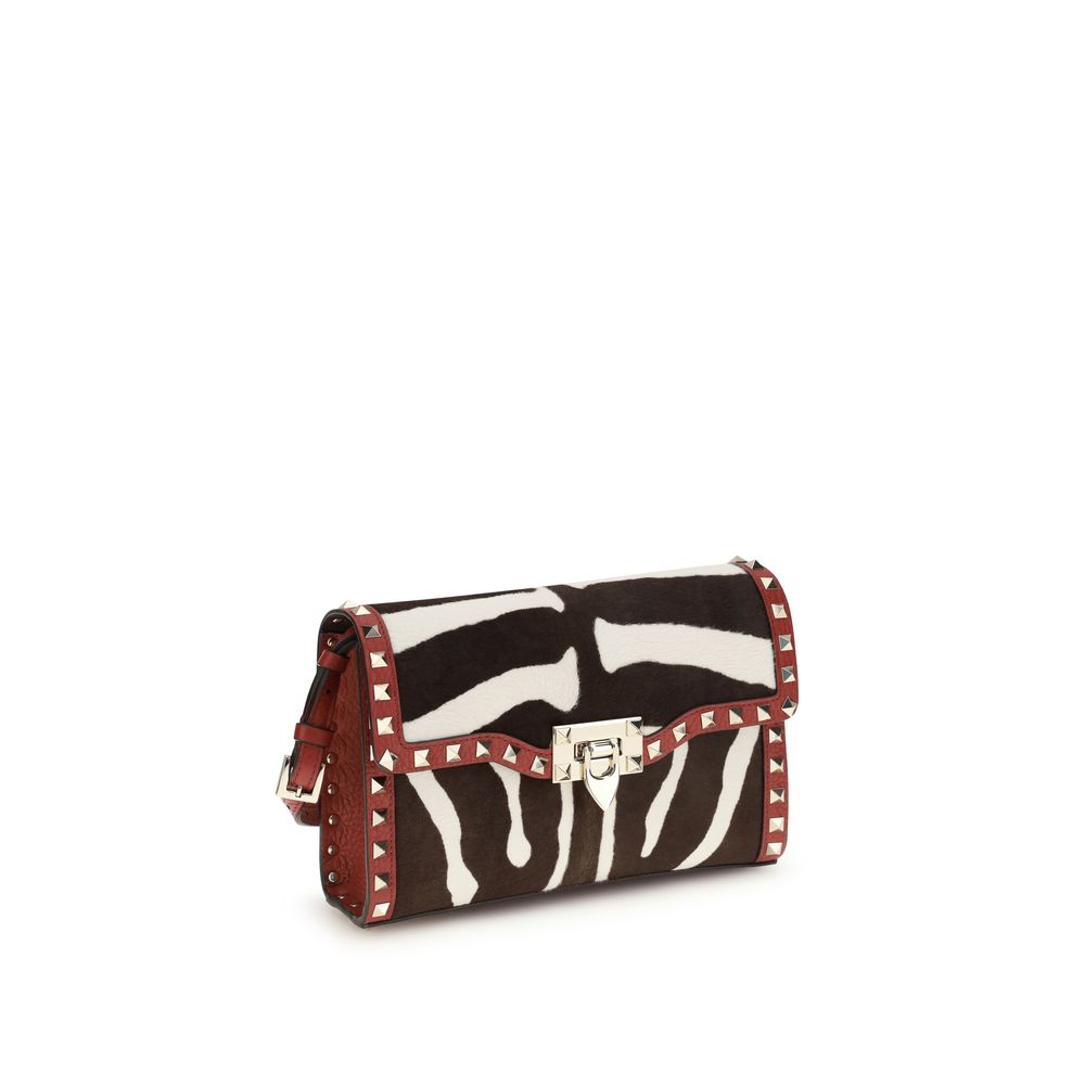 Valentino Garavani Multicolor Calf Leather Bos Taurus Shoulder Bag | Regal Royce