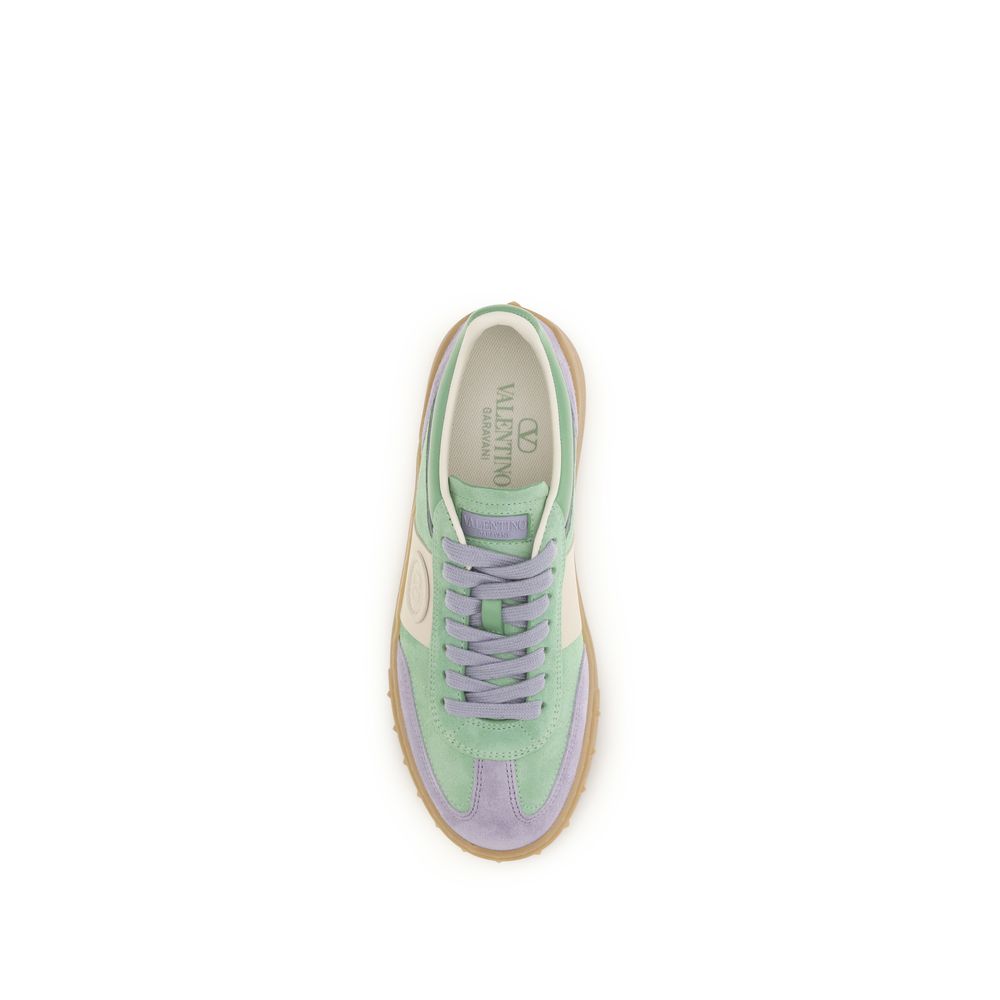 Valentino Garavani Multicolor Calf Leather Bos Taurus Low Top Sneakers | Regal Royce