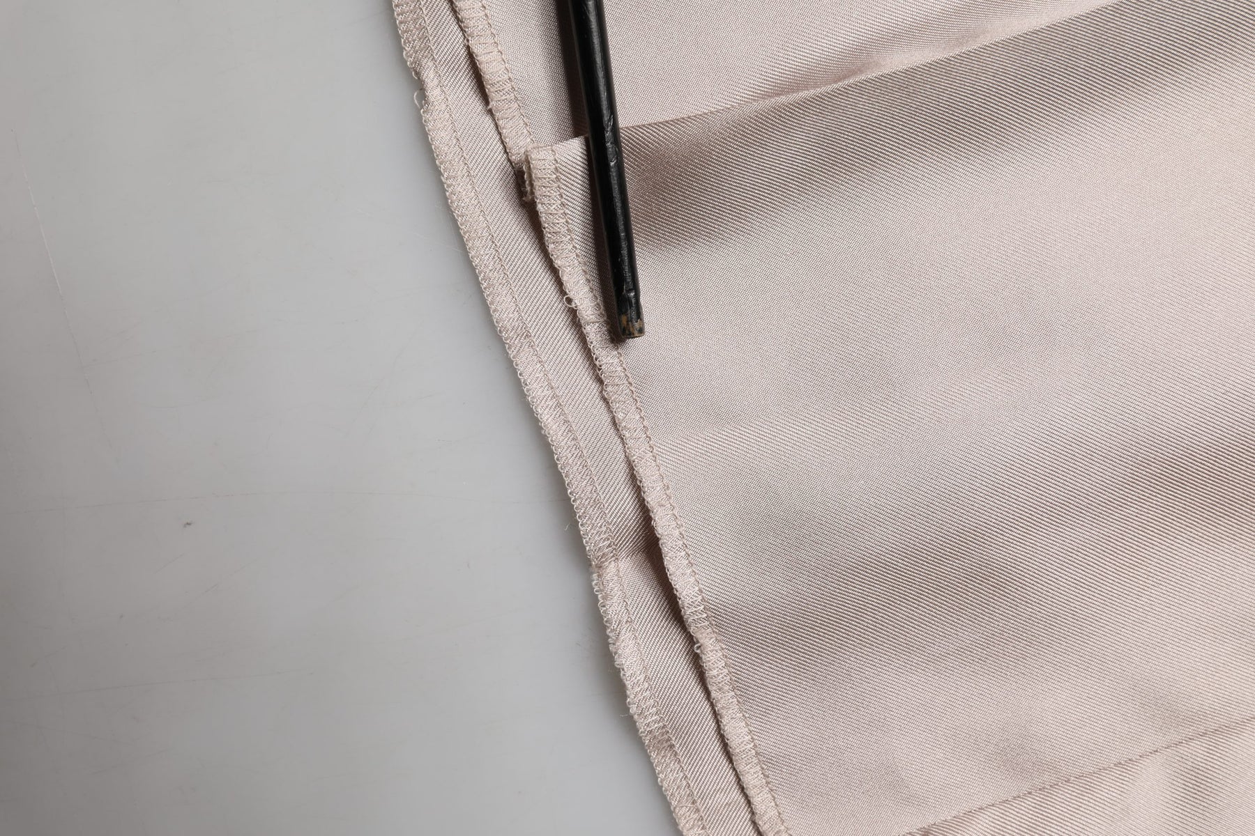 Dolce & Gabbana Beige Silk Straight Formal DressTrouser Pants | Regal Royce