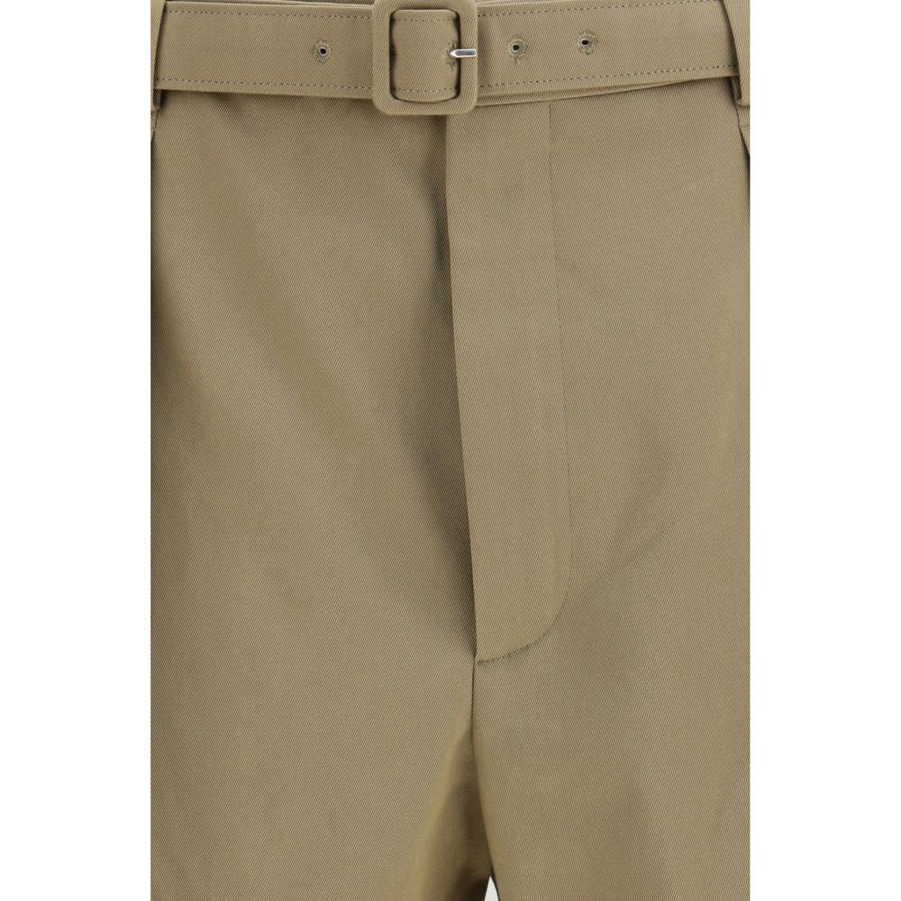 Saint Laurent Beige Cotton Bermuda Shorts | Regal Royce