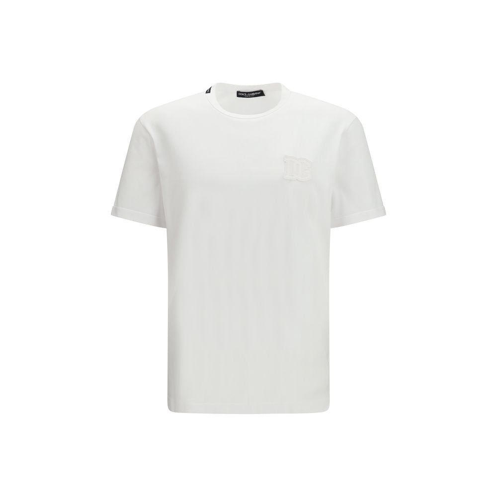 Dolce & Gabbana White Cotton T-Shirt | Regal Royce