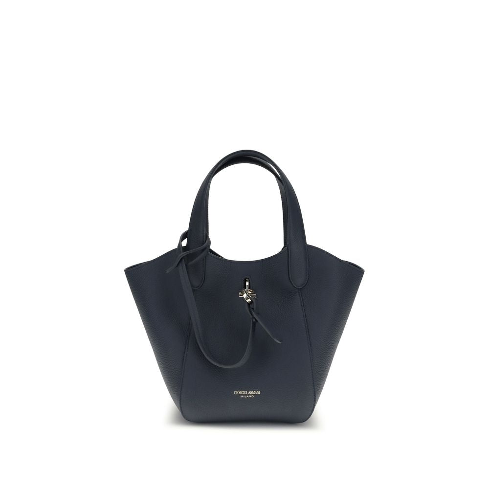 Giorgio Armani Blue Calf Leather Bos Taurus Handbag | Regal Royce