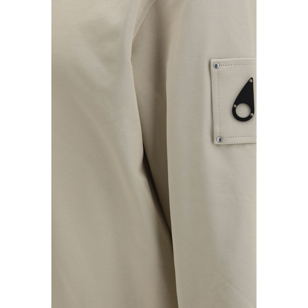 Moose Knuckles Beige Cotton Sweatshirt | Regal Royce