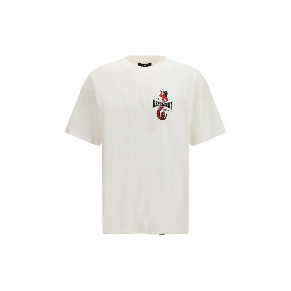 Represent White Cotton T-Shirt | Regal Royce