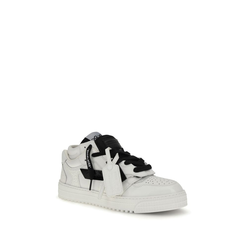 Off-White Multicolor Calf Leather Bos Taurus Athletic Sneakers | Regal Royce