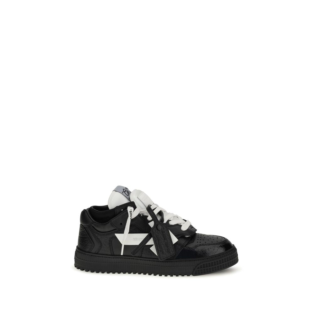 Off-White Multicolor Calf Leather Bos Taurus Athletic Sneakers | Regal Royce