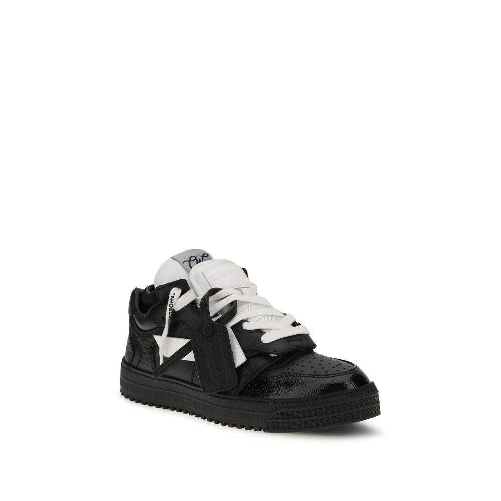 Off-White Multicolor Calf Leather Bos Taurus Athletic Sneakers | Regal Royce