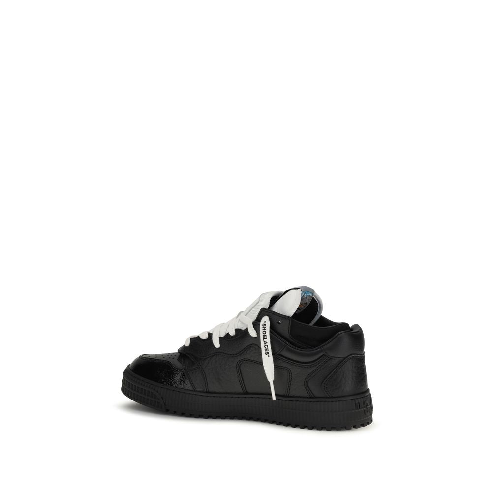 Off-White Multicolor Calf Leather Bos Taurus Athletic Sneakers | Regal Royce