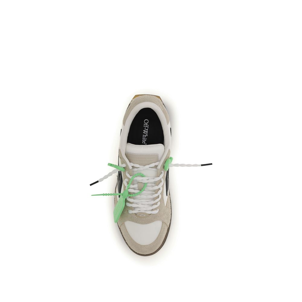 Off-White Multicolor Calf Leather Bos Taurus Low Top Sneakers | Regal Royce