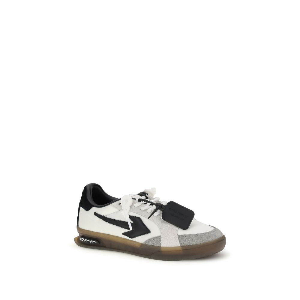 Off-White Multicolor Calf Leather Bos Taurus Low Top Sneakers | Regal Royce