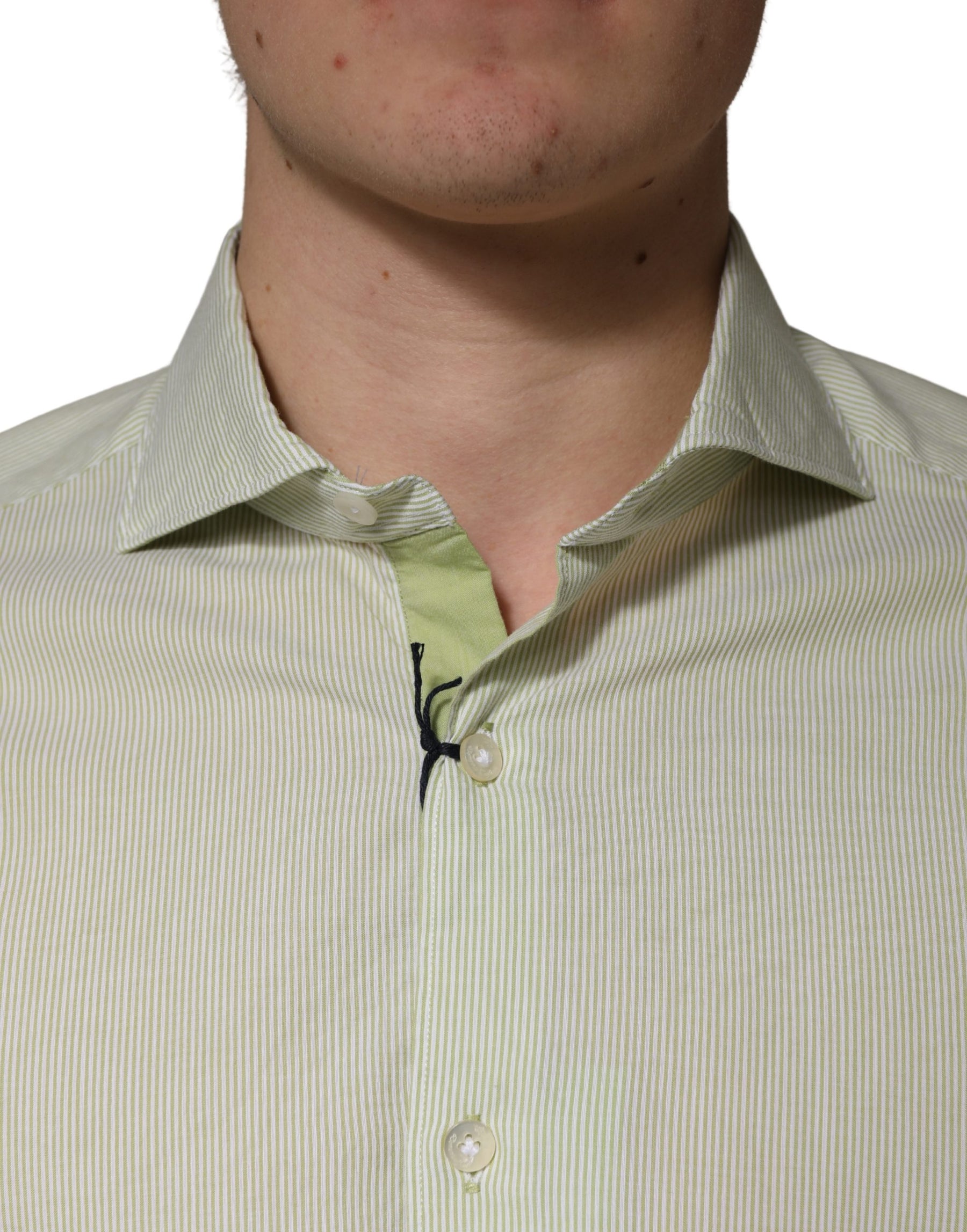 Domenico Tagliente Light Green Long Sleeves Formal Dress Shirt | Regal Royce
