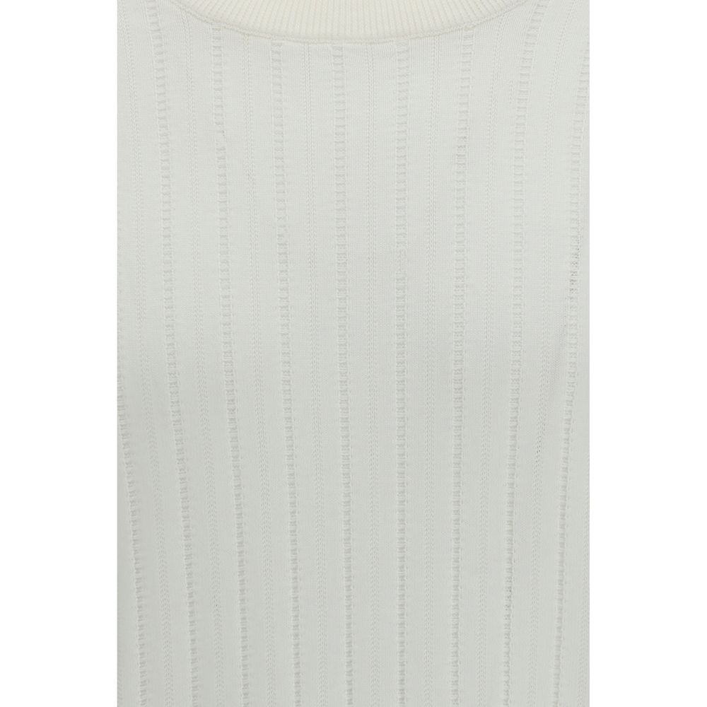Brunello Cucinelli White Cotton Sweatshirt | Regal Royce